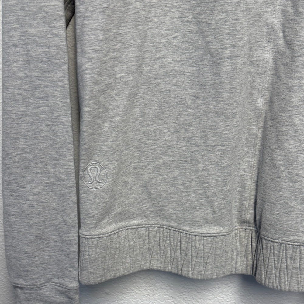 Lululemon Go Forward Women's Cozy Turtleneck Sweater - Light Gray size 6 - Picture 9 of 11